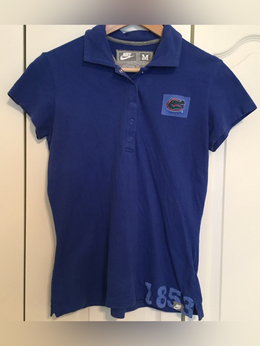 ⭐️ 5/$25 Nike UF Gator short sleeve polo shirt